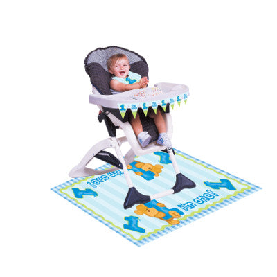 Bear's First Birthday Boy High Chair Kit