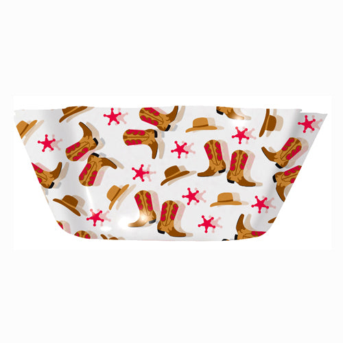 Western 8" Translucent Fluted Plastic BowL