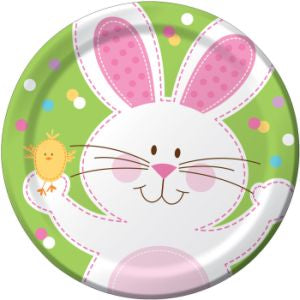 Bunny and Chicks 6.75" Plates- No Labels