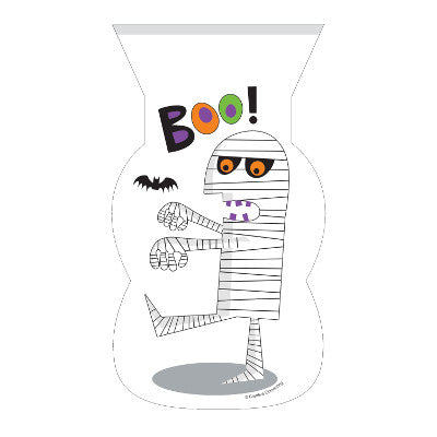 Mummy Shaped Cello Bags with Zipper