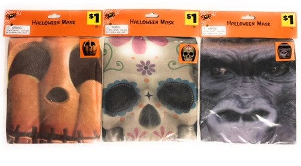 Spooky Stocking Mask - 24pk