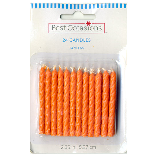 Birthday Candles Orange Peel