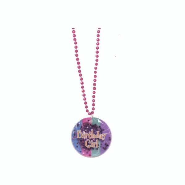 Girl Time Vinyl Bubble Necklace