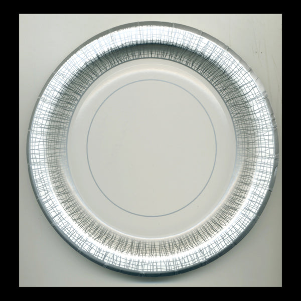 Silver Splendor 6.75" Plates- No Labels