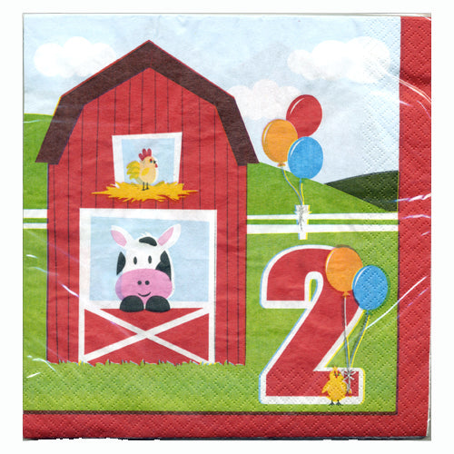 Farmhouse Fun #2 Luncheon Napkins-B618