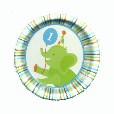 Sweet at One Boy 6.75" Plates-No labels