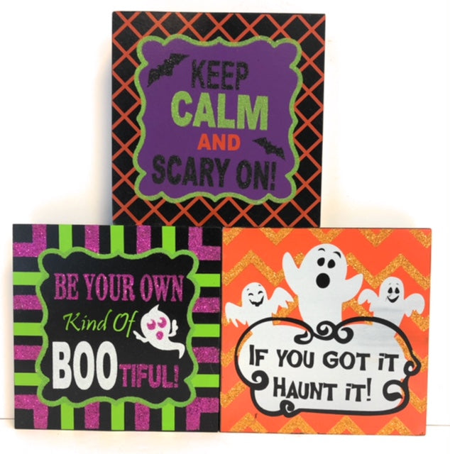 Wooden Block Decoration