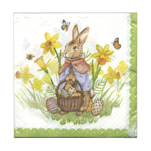 Easter Rabbit Beverage Napkins