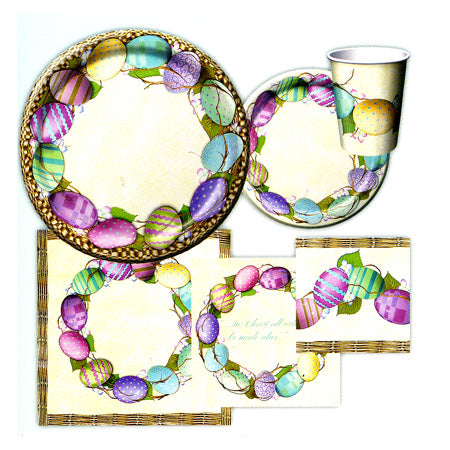 Springtime Wreath Luncheon Napkins