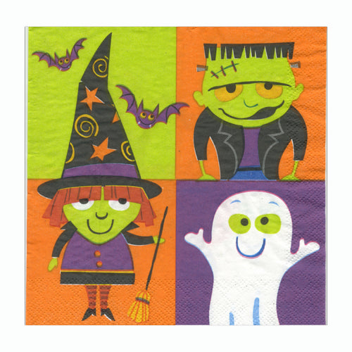 Halloween Character Luncheon Napkins