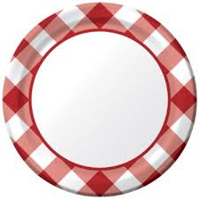 Gingham Galore 6.75" Plates