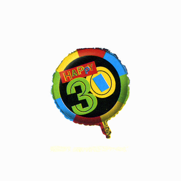 Happy Something 30th Mylar Balloon