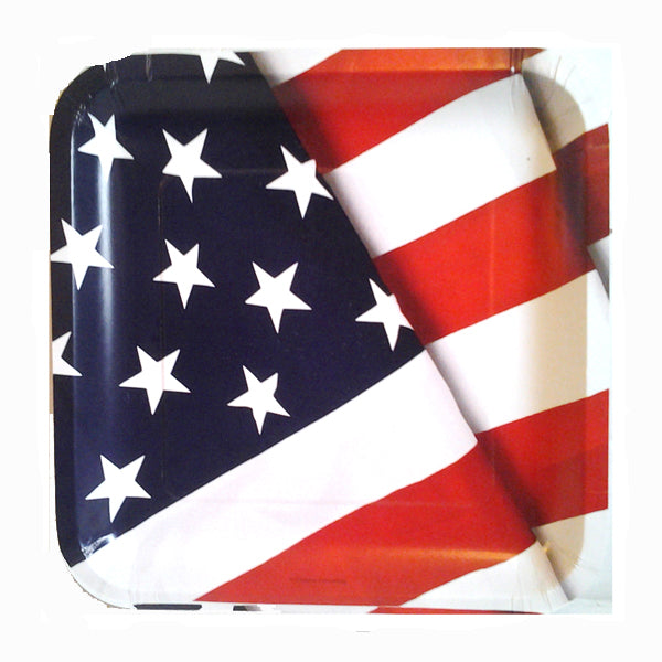 US Pride 9" Square Plates