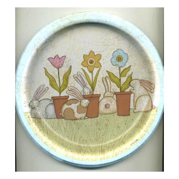 Easter Pottery 8.75" Plates - No labels