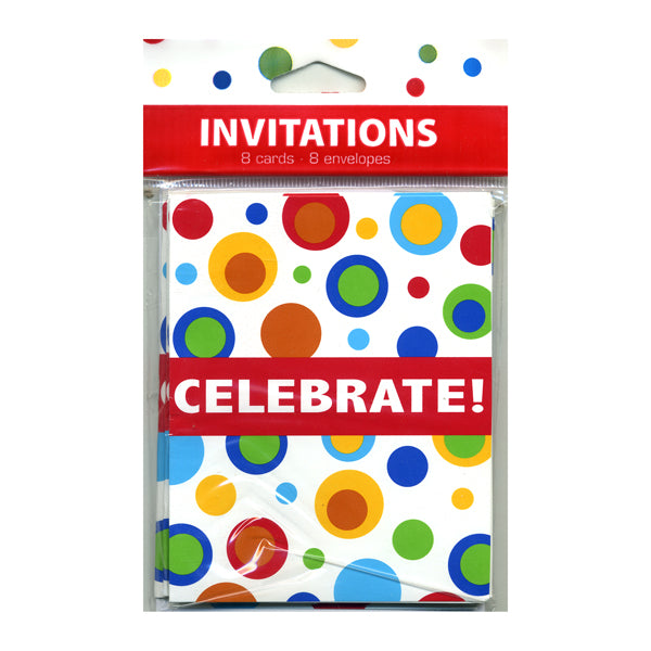 Celebration Bubbles Invites