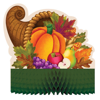 Honeycomb Cornucopia Centerpiece