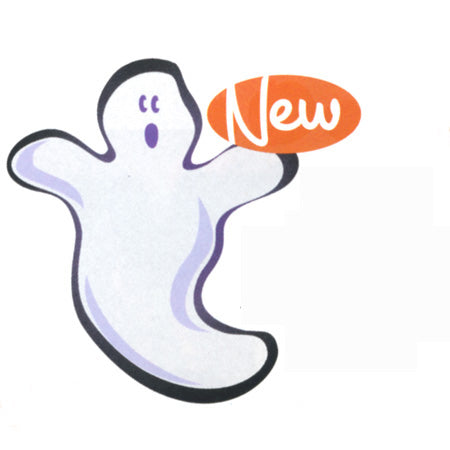 Ghost with Glitter Cutouts