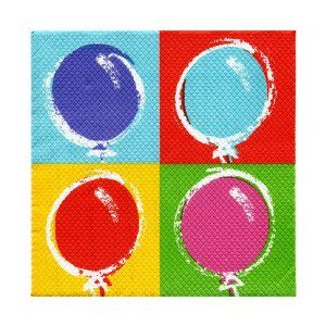 Balloon Party Beverage Napkins