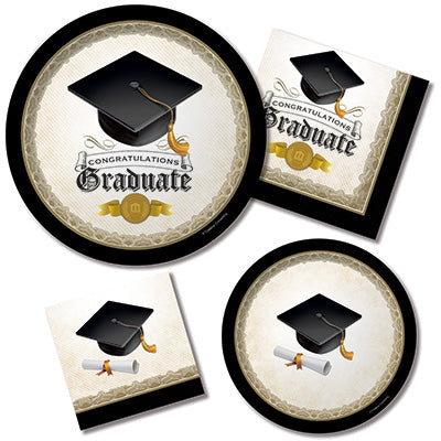 Cap & Gown 8.75" Plates