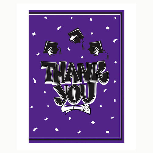 Congrats Grad Thank You's Purple