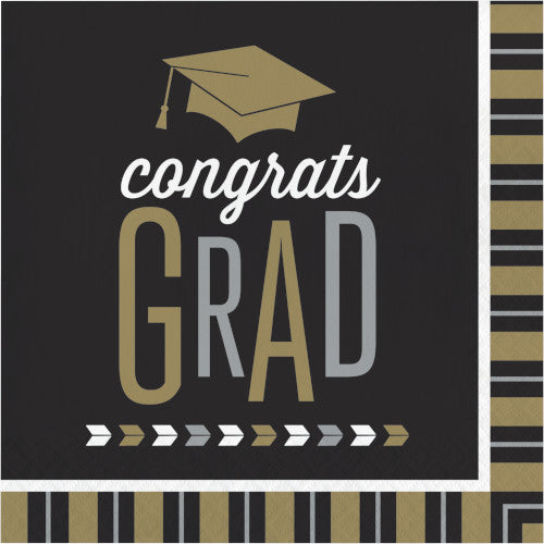 Glitzy Grad Luncheon Napkins