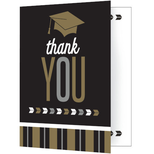 Glitzy Grad Thank You Cards