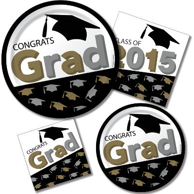 Grad Caps 8.75" Plates