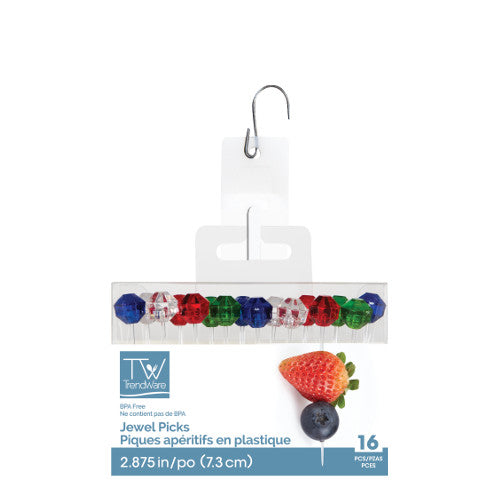 Graduation Diamond Head Assorted Colors Mini Plastic Picks
