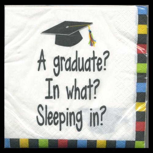 Grad Sleep High Count Beverage Napkin