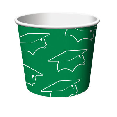 Grad Treat Cups Printed - Green
