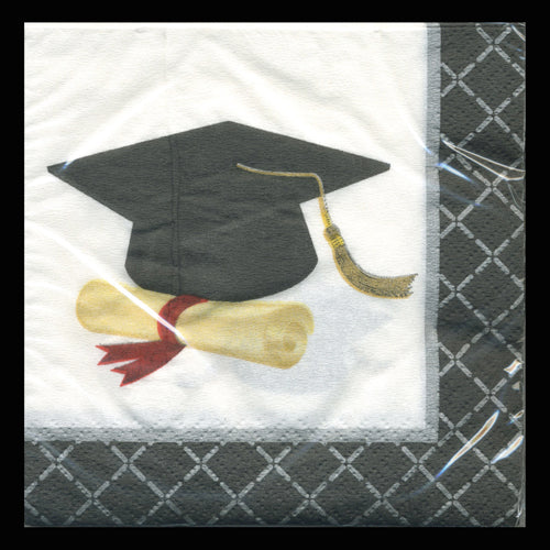 Graduation Hassel Tassel Beverage Napkins
