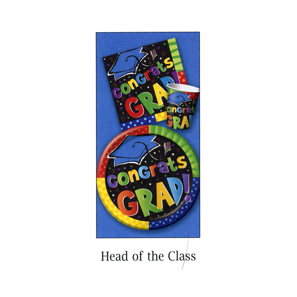 Graduation Head of Class 6.75 inch Plates